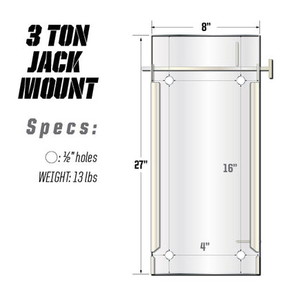 3 Ton "Kratos" Jack Mount 2.0