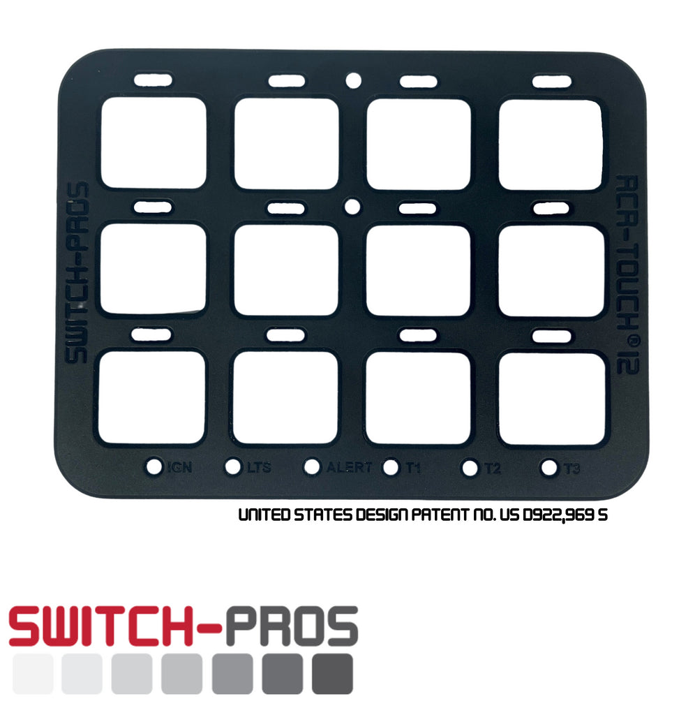 Switch-Pros RCR 12 channel black bezel.